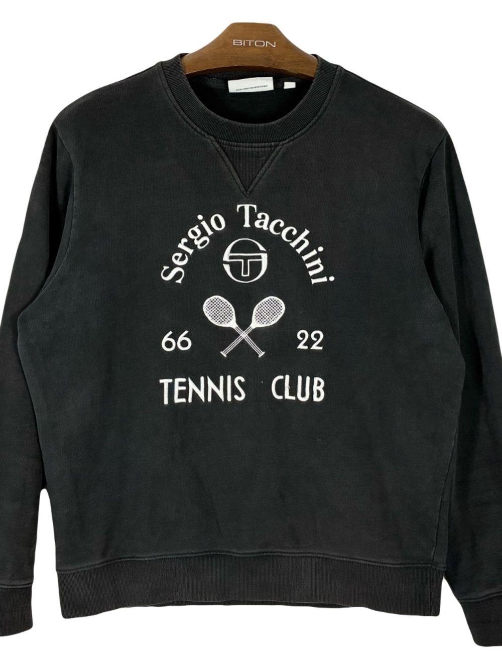 Sergio Tacchini Sweatshirt Mens Large Cotton